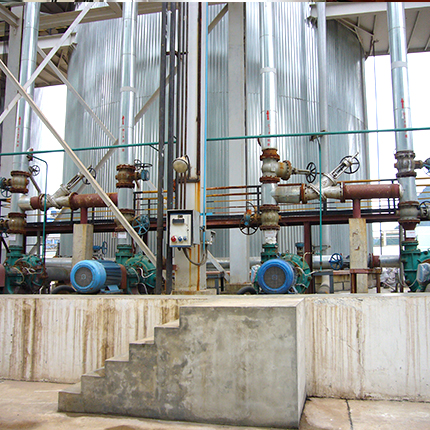 華銀鋁業(yè)沉降控制過(guò)濾粗液泵出口···